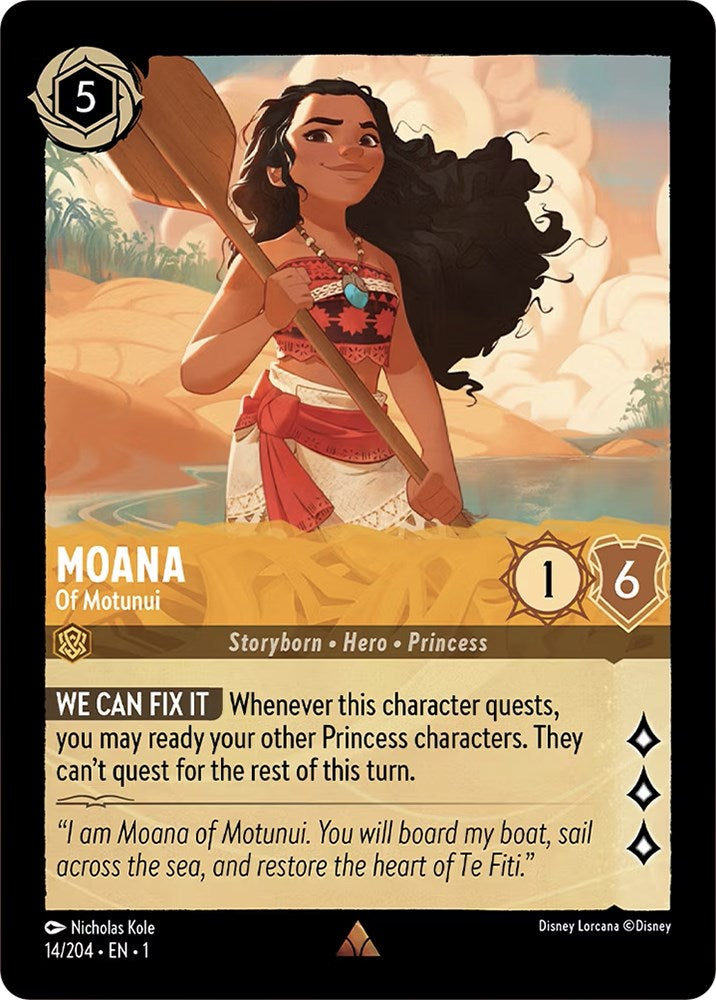Moana - Of Motunui (14/204) [The First Chapter] | Shuffle n Cut Hobbies & Games