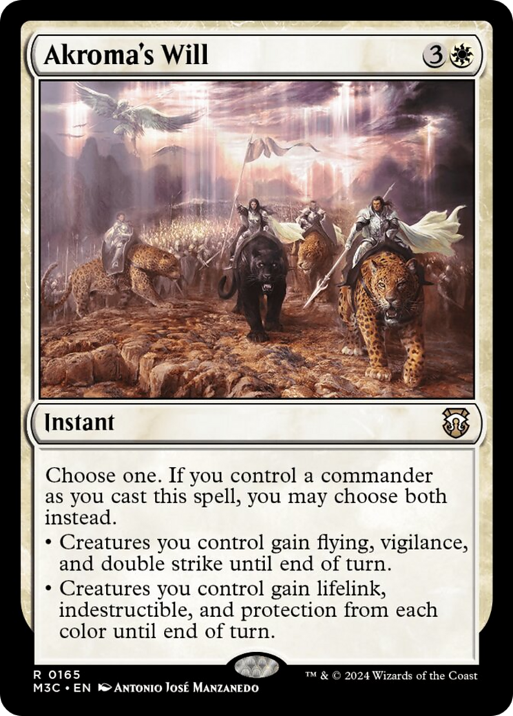 Akroma's Will (Ripple Foil) [Modern Horizons 3 Commander] | Shuffle n Cut Hobbies & Games