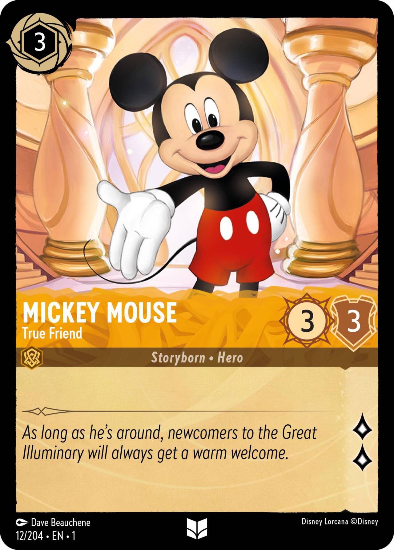 Mickey Mouse - True Friend (12/204) [The First Chapter] | Shuffle n Cut Hobbies & Games