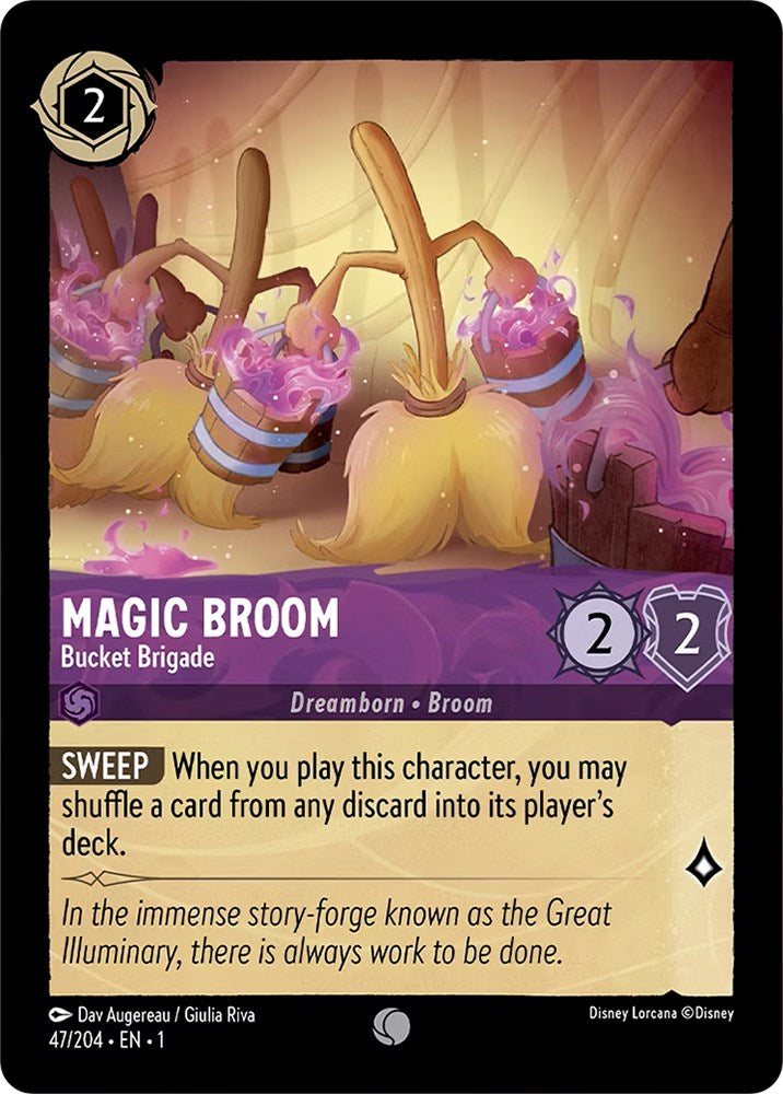 Magic Broom - Bucket Brigade (47/204) [The First Chapter] | Shuffle n Cut Hobbies & Games