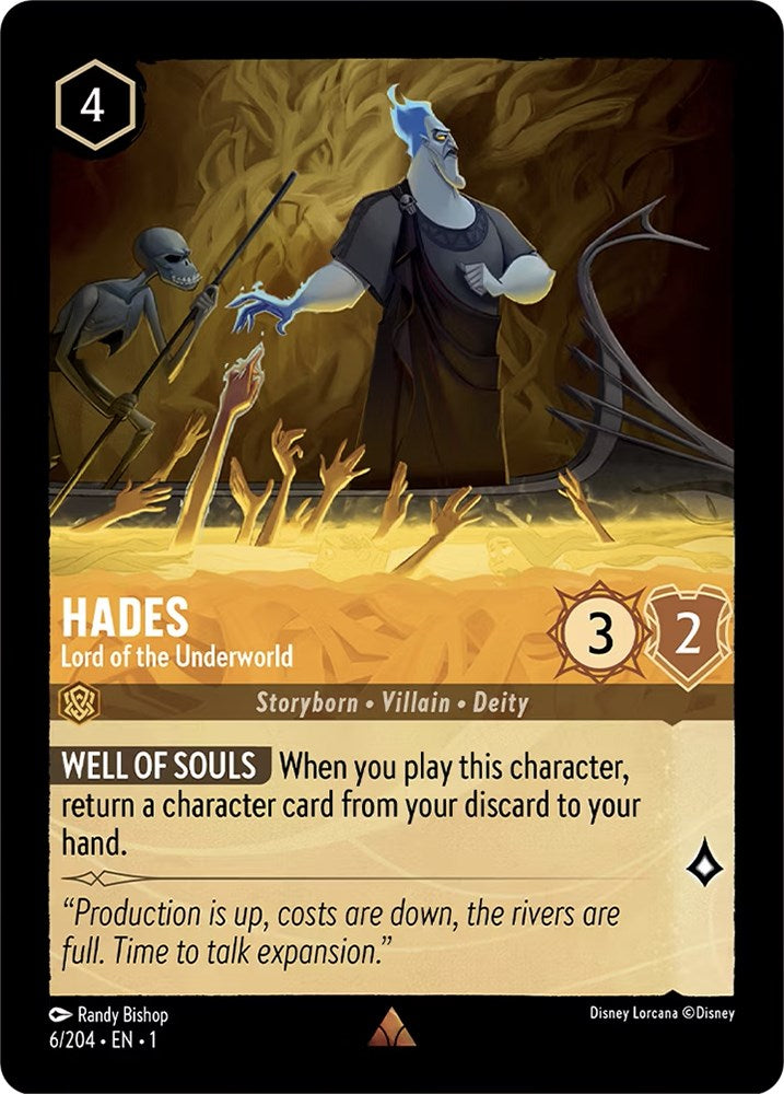 Hades - Lord of the Underworld (6/204) [The First Chapter] | Shuffle n Cut Hobbies & Games