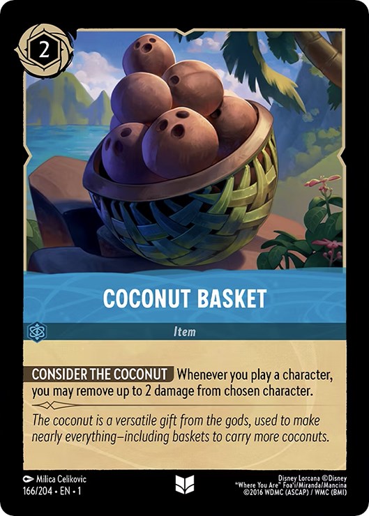 Coconut Basket (166/204) [The First Chapter] | Shuffle n Cut Hobbies & Games