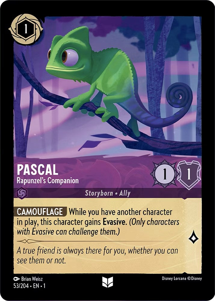 Pascal - Rapunzel's Companion (53/204) [The First Chapter] | Shuffle n Cut Hobbies & Games