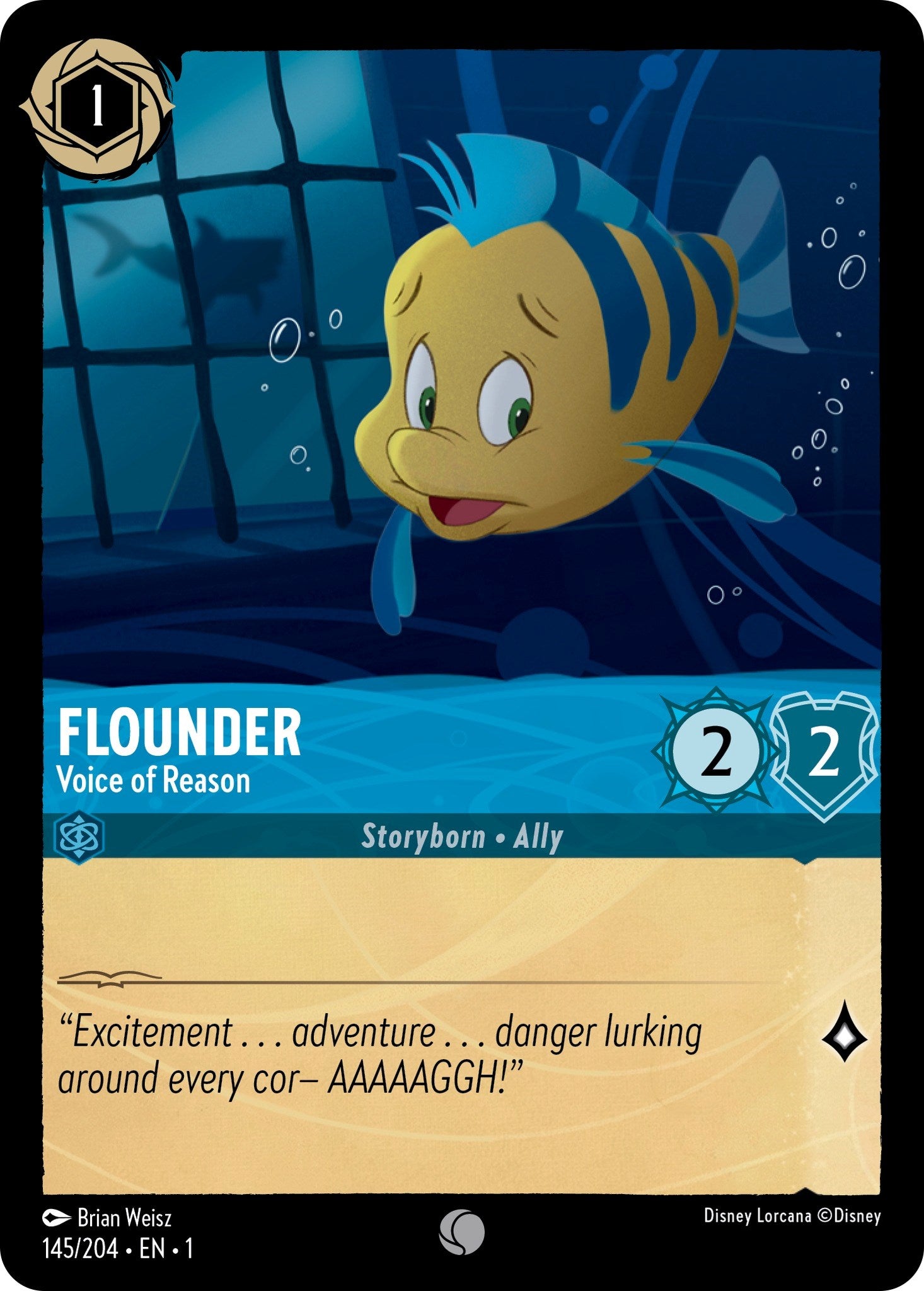 Flounder - Voice of Reason (145/204) [The First Chapter] | Shuffle n Cut Hobbies & Games