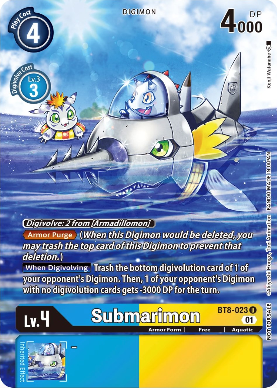 Submarimon [BT8-023] (Official Tournament Pack Vol.9) [New Awakening Promos] | Shuffle n Cut Hobbies & Games
