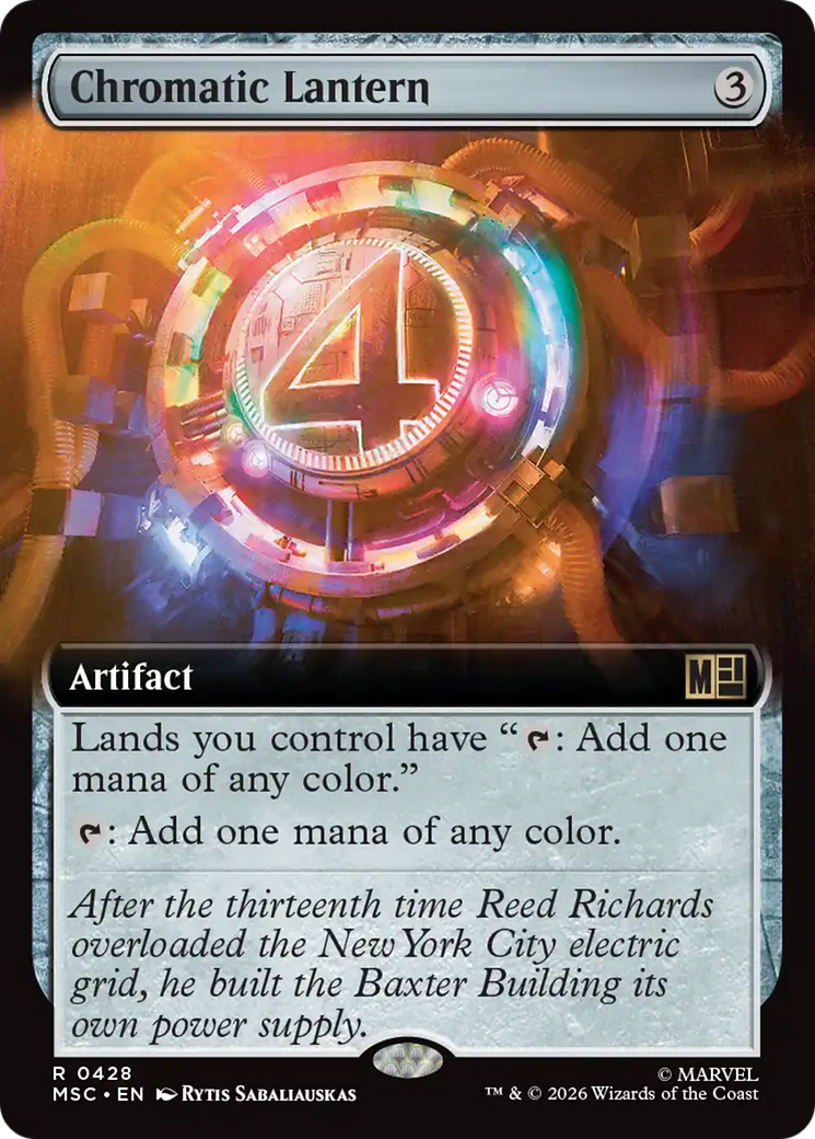 Chromatic Lantern (Extended Art) [Marvel Super Heroes Commander] | Shuffle n Cut Hobbies & Games