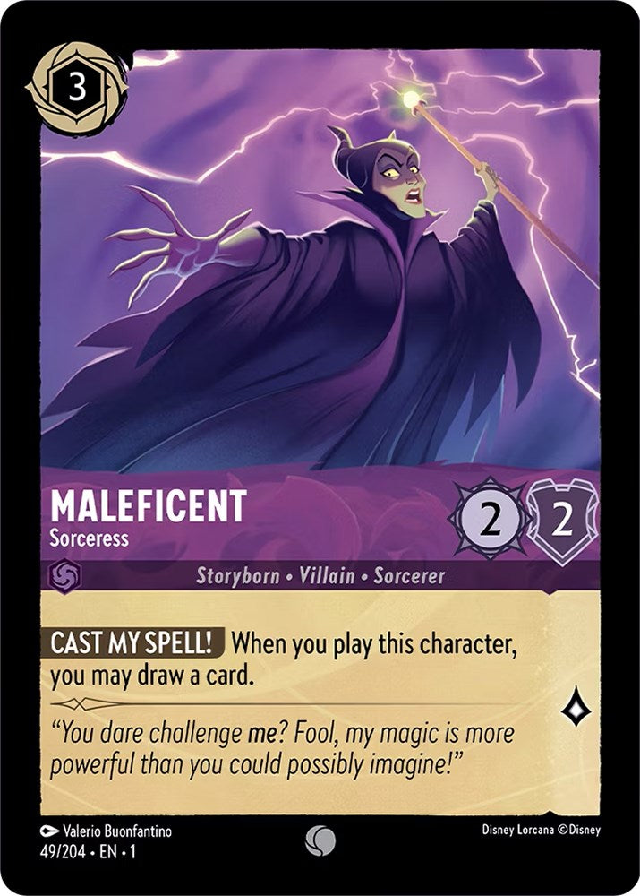Maleficent - Sorceress (49/204) [The First Chapter] | Shuffle n Cut Hobbies & Games