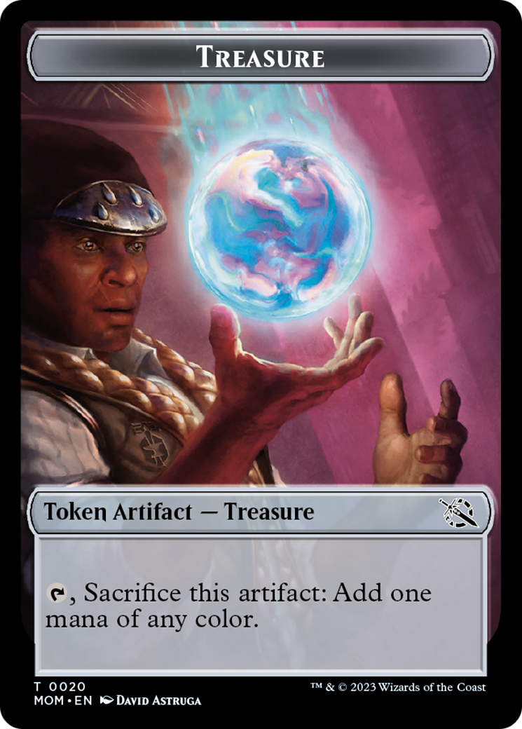 Treasure // Gremlin Double-Sided Token [March of the Machine Commander Tokens] | Shuffle n Cut Hobbies & Games