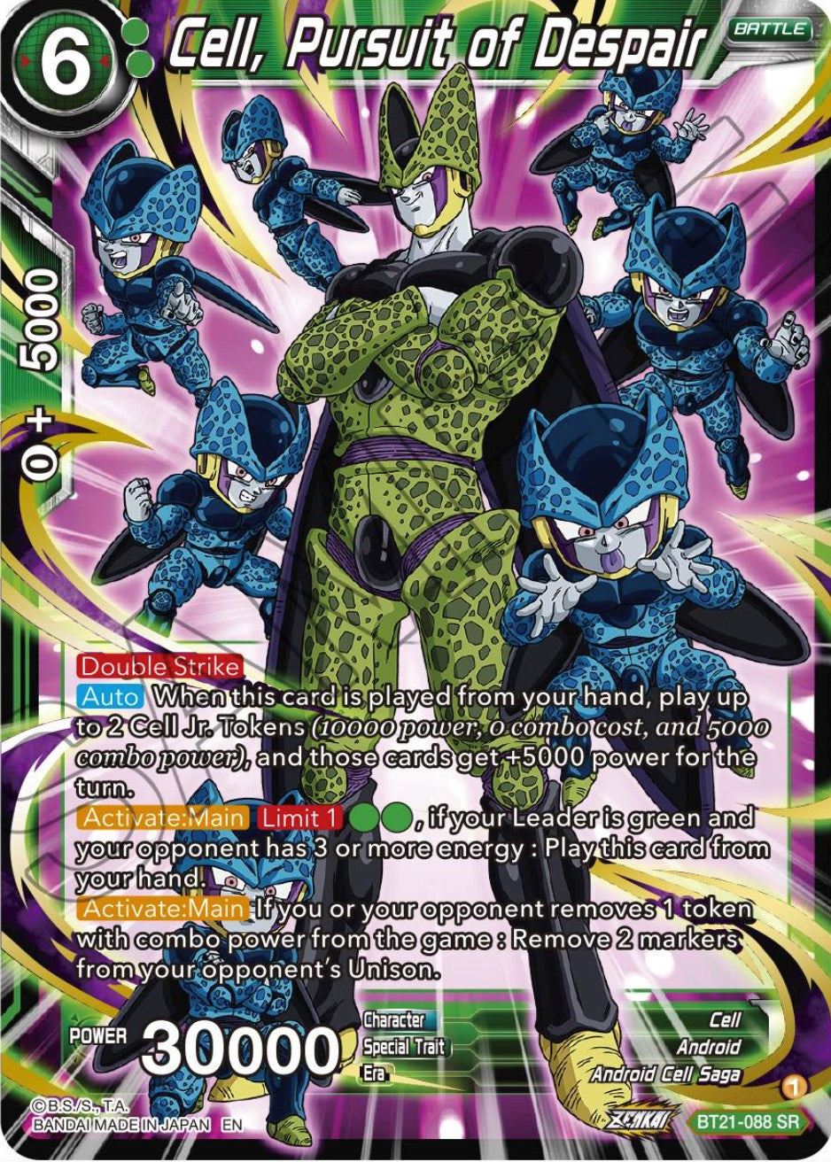 Cell, Pursuit of Despair (BT21-088) [Wild Resurgence] | Shuffle n Cut Hobbies & Games