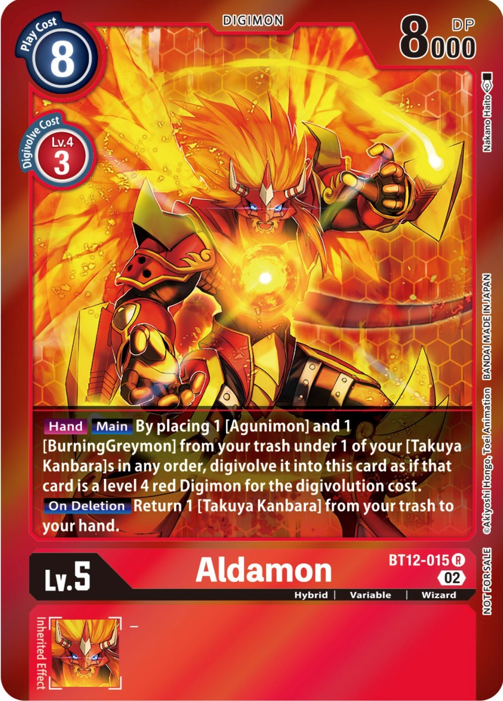 Aldamon [BT12-015] (Tamer Party -Special-) [Across Time Promos] | Shuffle n Cut Hobbies & Games