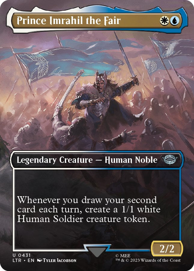 Prince Imrahil the Fair (Borderless Alternate Art) [The Lord of the Rings: Tales of Middle-Earth] | Shuffle n Cut Hobbies & Games