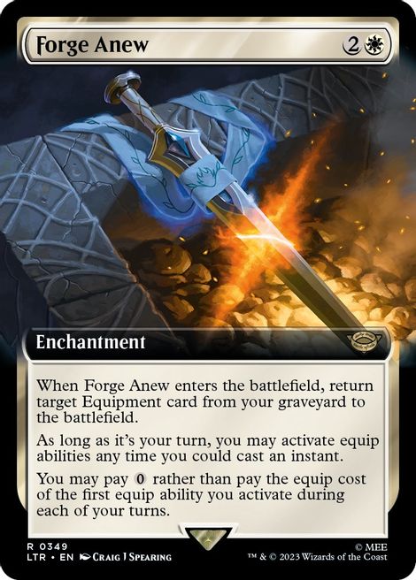 Forge Anew (Extended Art) [The Lord of the Rings: Tales of Middle-Earth] | Shuffle n Cut Hobbies & Games