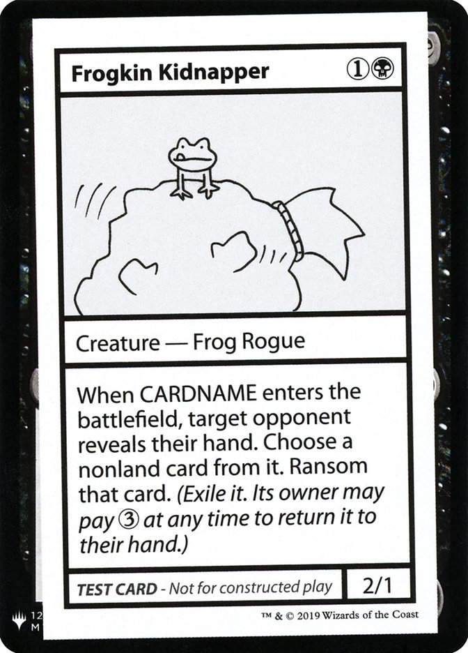 Frogkin Kidnapper [Mystery Booster Playtest Cards] | Shuffle n Cut Hobbies & Games