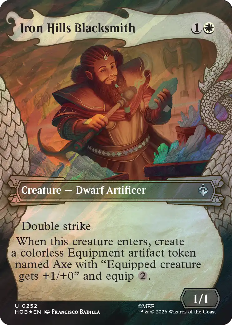 Iron Hills Blacksmith (Showcase) (Surge Foil) [The Hobbit] | Shuffle n Cut Hobbies & Games