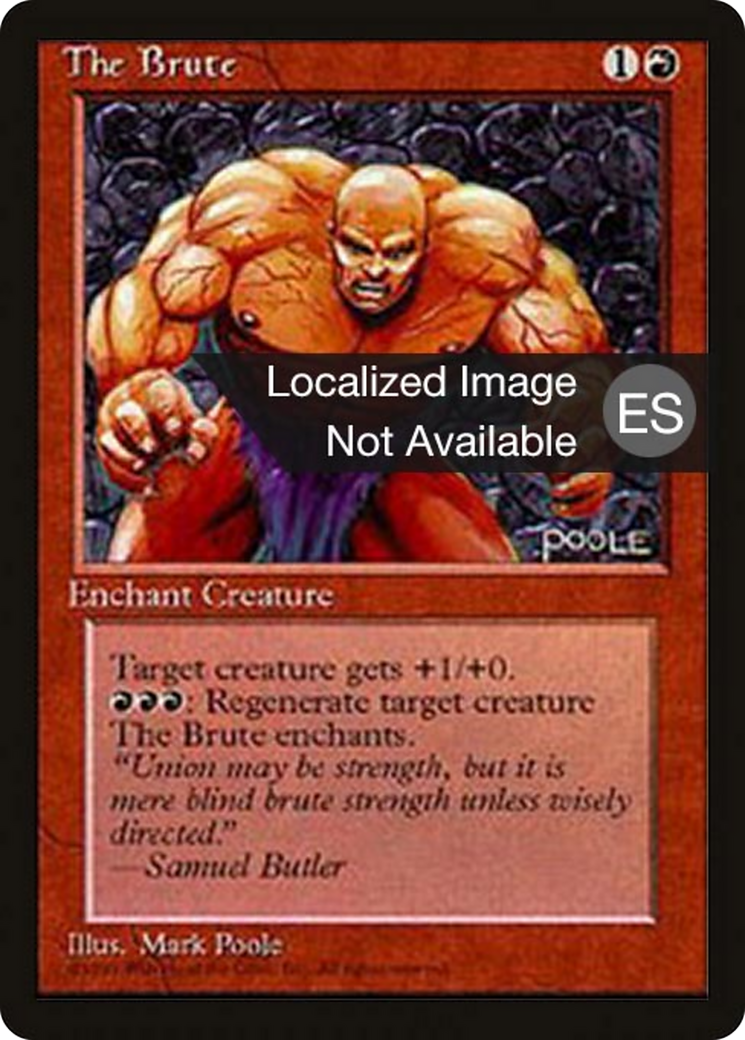 The Brute [Fourth Edition Foreign Black Border] | Shuffle n Cut Hobbies & Games