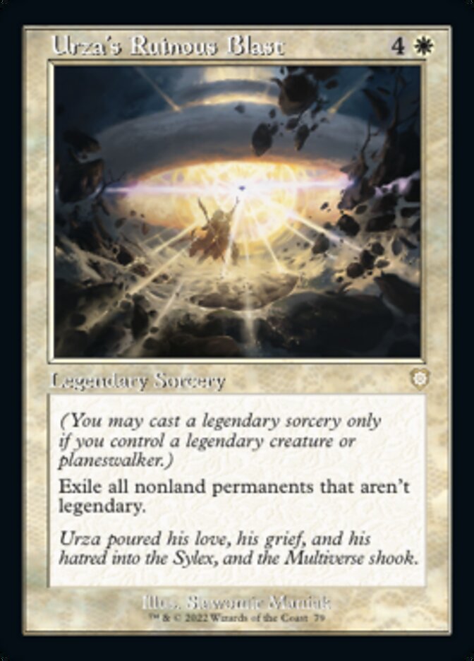 Urza's Ruinous Blast (Retro) [The Brothers' War Commander] | Shuffle n Cut Hobbies & Games