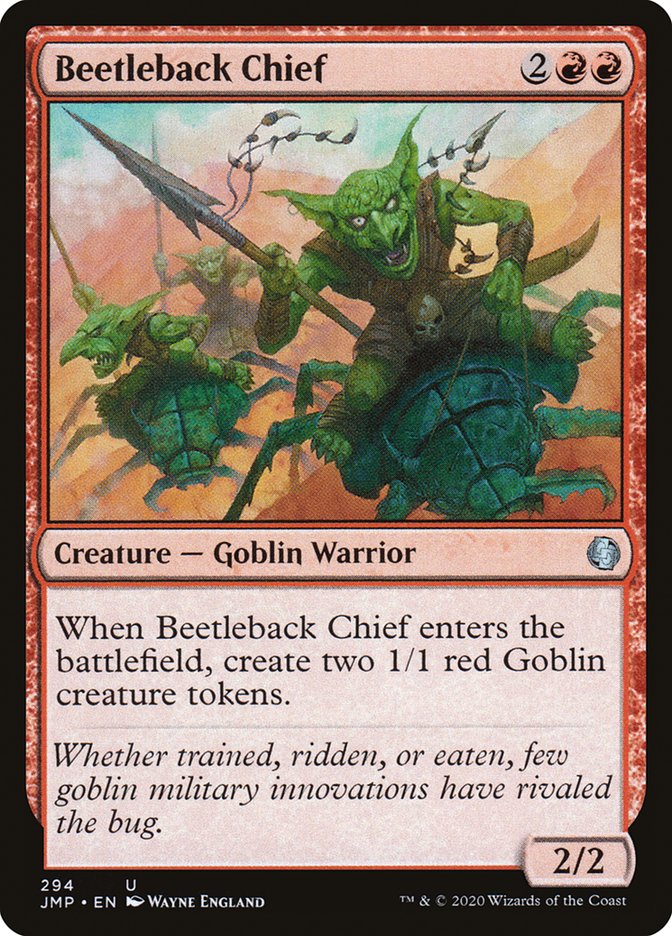 Beetleback Chief [Jumpstart] | Shuffle n Cut Hobbies & Games