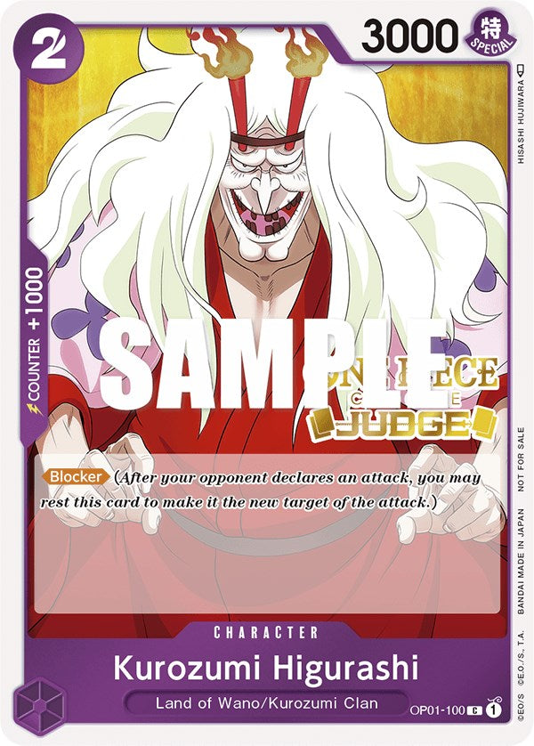 Kurozumi Higurashi (Judge) [One Piece Promotion Cards] | Shuffle n Cut Hobbies & Games