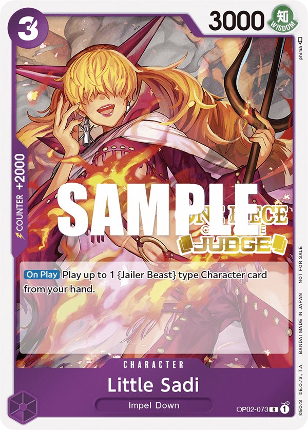 Little Sadi (Judge) [One Piece Promotion Cards] | Shuffle n Cut Hobbies & Games