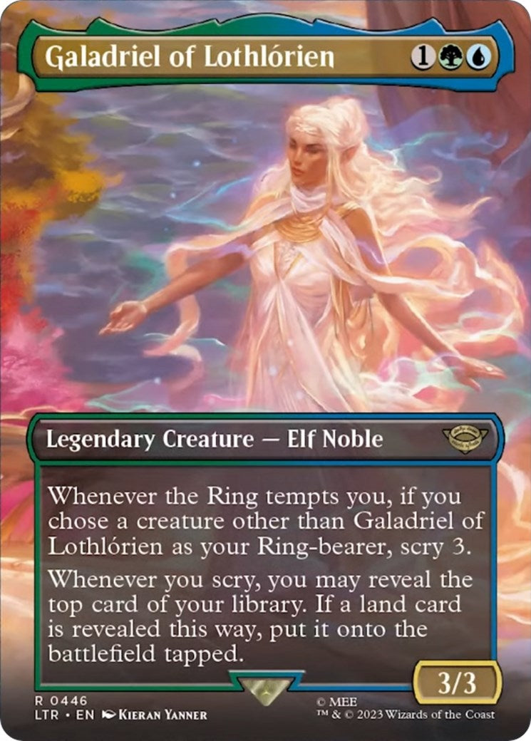 Galadriel of Lothlorien (Borderless Alternate Art) [The Lord of the Rings: Tales of Middle-Earth] | Shuffle n Cut Hobbies & Games