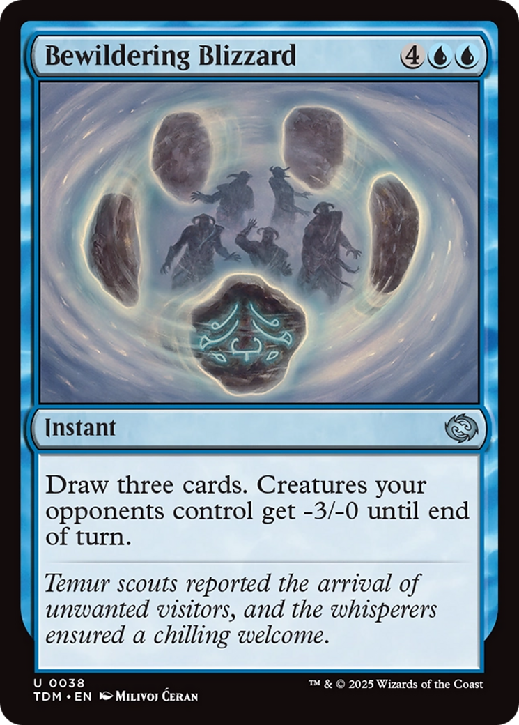 Bewildering Blizzard [Tarkir: Dragonstorm] | Shuffle n Cut Hobbies & Games
