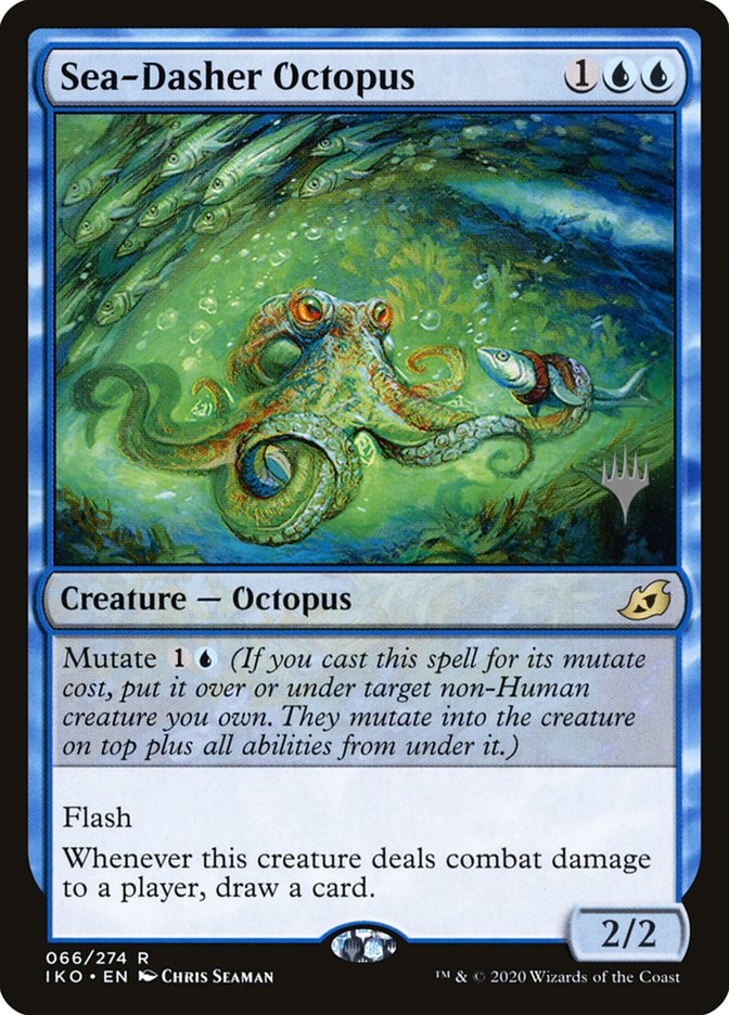 Sea-Dasher Octopus (Promo Pack) [Ikoria: Lair of Behemoths Promos] | Shuffle n Cut Hobbies & Games