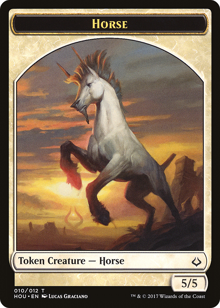 Vampire // Horse Double-Sided Token [The List] | Shuffle n Cut Hobbies & Games