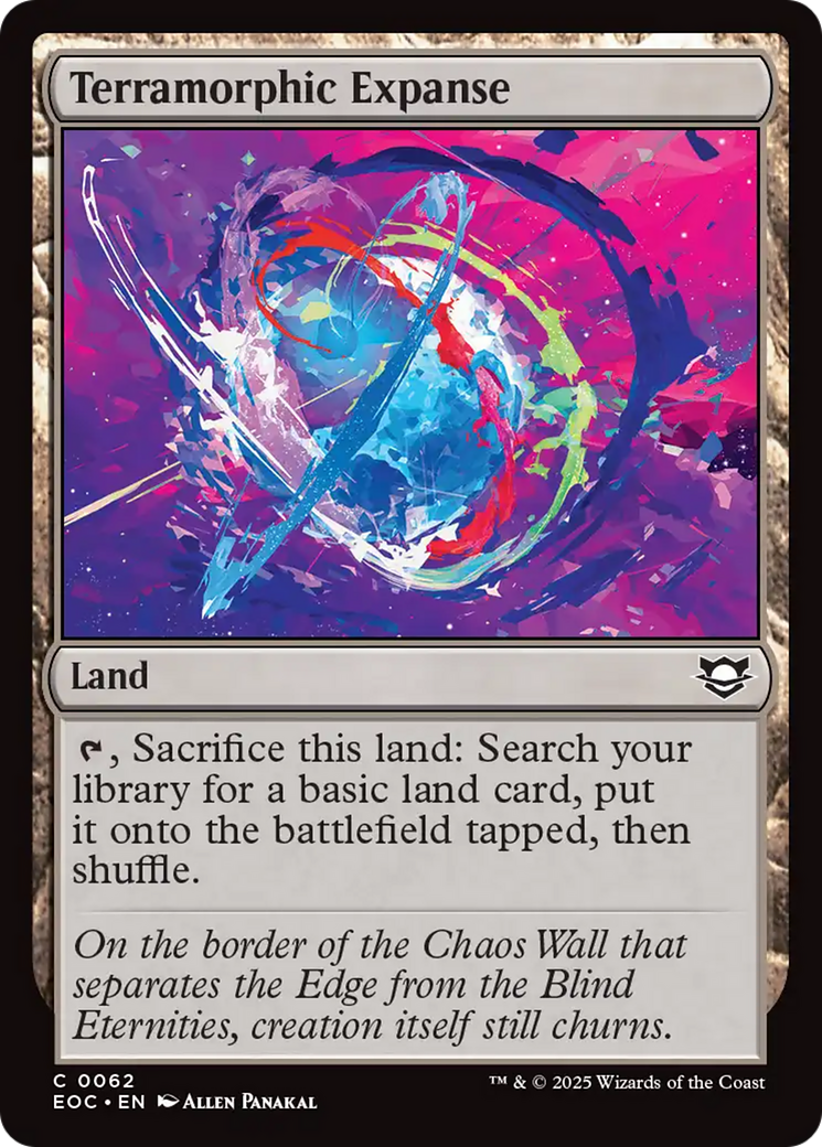 Terramorphic Expanse [Edge of Eternities Commander] | Shuffle n Cut Hobbies & Games