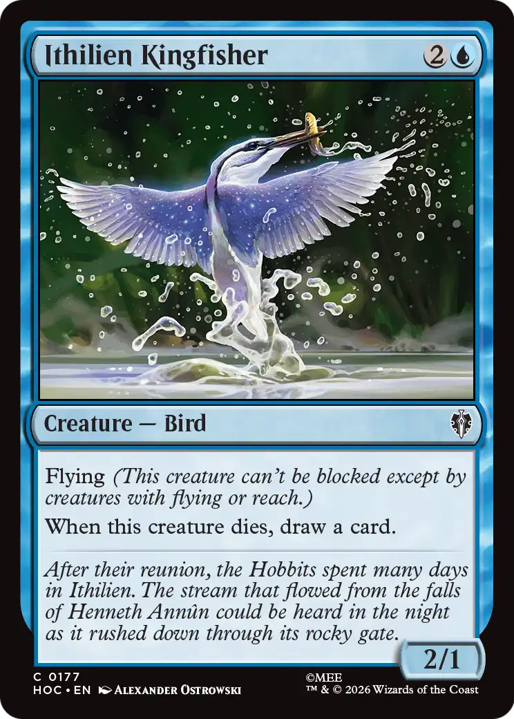Ithilien Kingfisher [The Hobbit: Eternal-Legal] | Shuffle n Cut Hobbies & Games