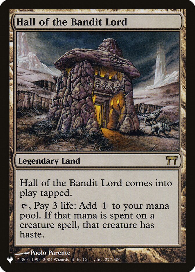 Hall of the Bandit Lord [The List] | Shuffle n Cut Hobbies & Games