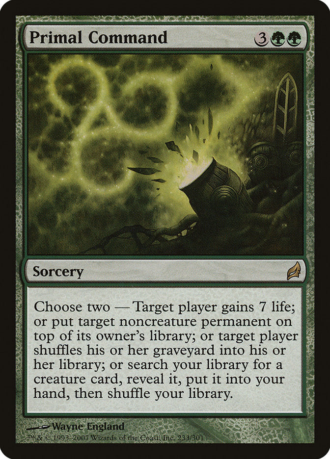 Primal Command [Lorwyn] | Shuffle n Cut Hobbies & Games