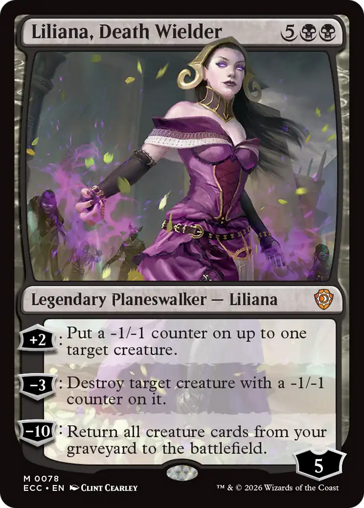 Liliana, Death Wielder [Lorwyn Eclipsed Commander] | Shuffle n Cut Hobbies & Games