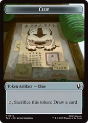 Clue (0015) // spirit (003) Double-Sided Token [Avatar: The Last Airbender Tokens] | Shuffle n Cut Hobbies & Games