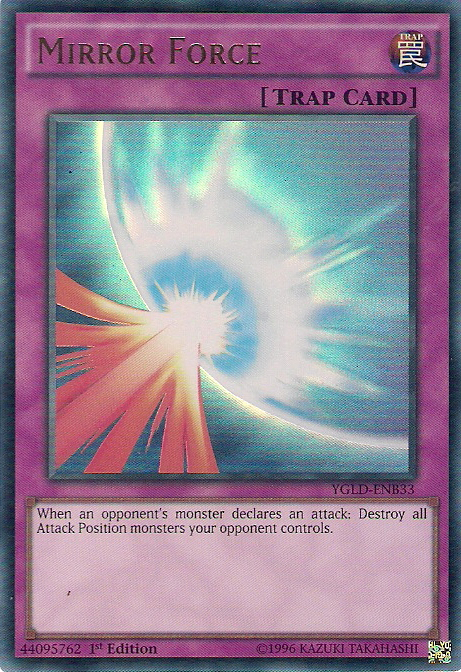 Mirror Force [YGLD-ENB33] Ultra Rare | Shuffle n Cut Hobbies & Games