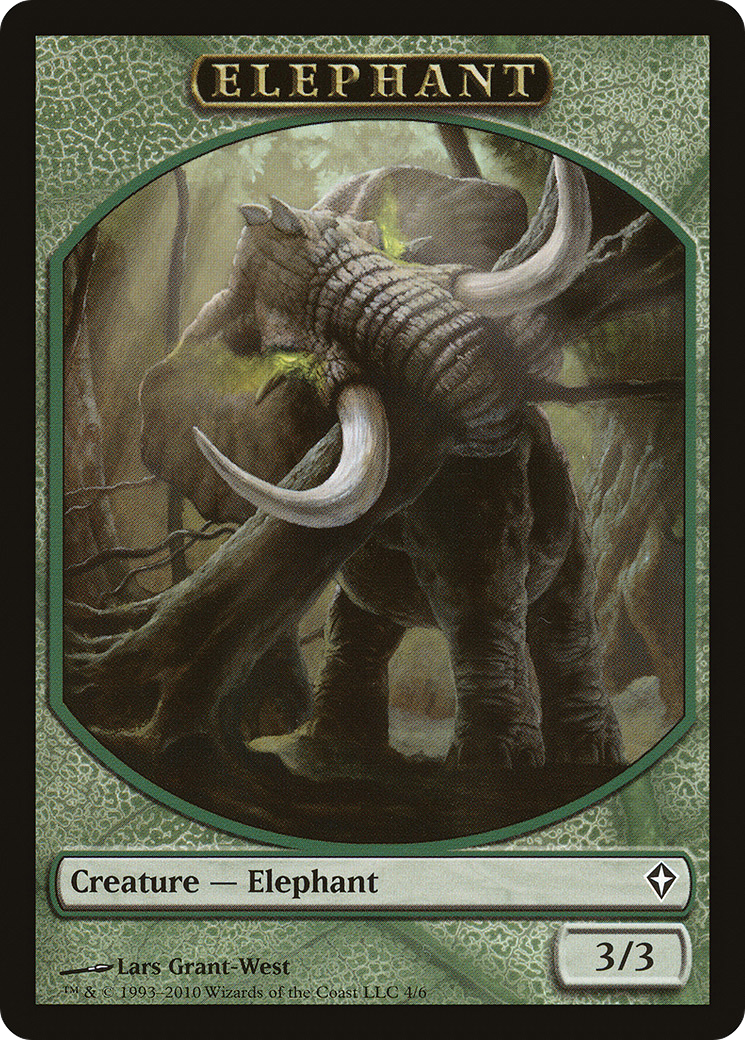 Angel // Elephant Double-Sided Token [Marvel Super Heroes Commander Tokens] | Shuffle n Cut Hobbies & Games