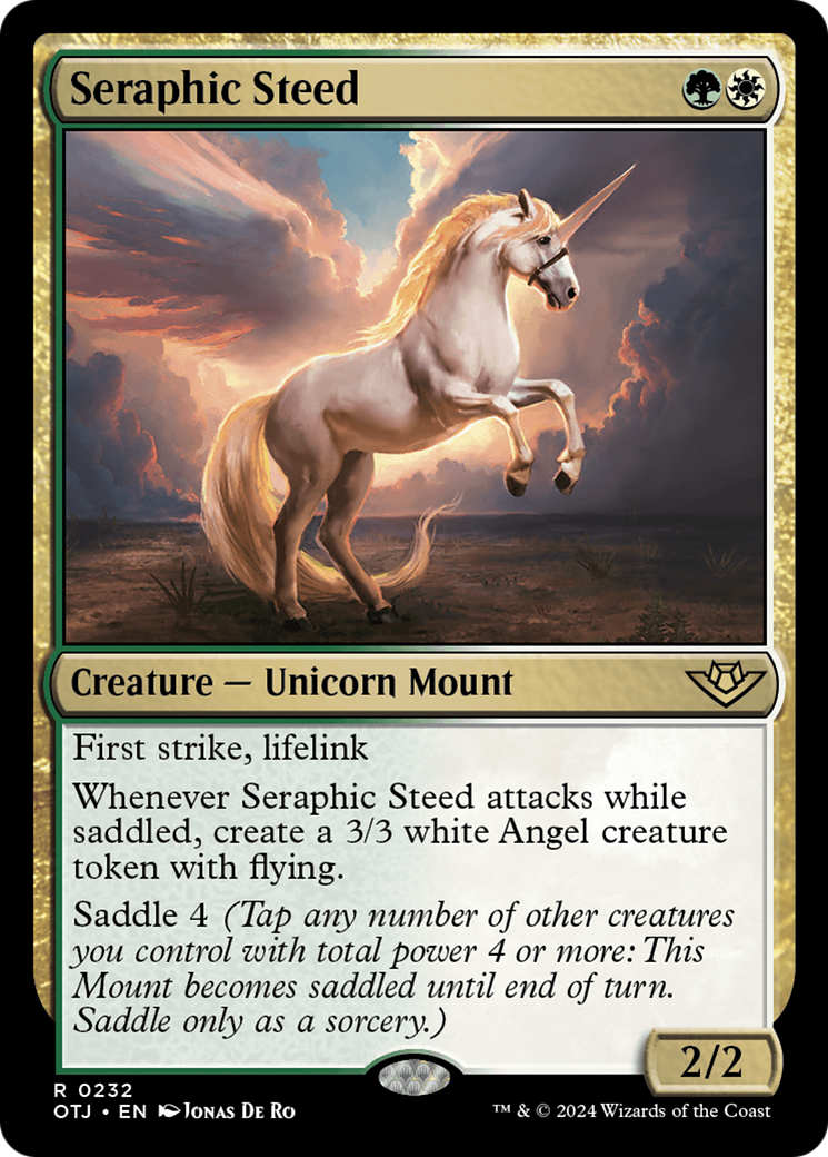 Seraphic Steed [Outlaws of Thunder Junction] | Shuffle n Cut Hobbies & Games