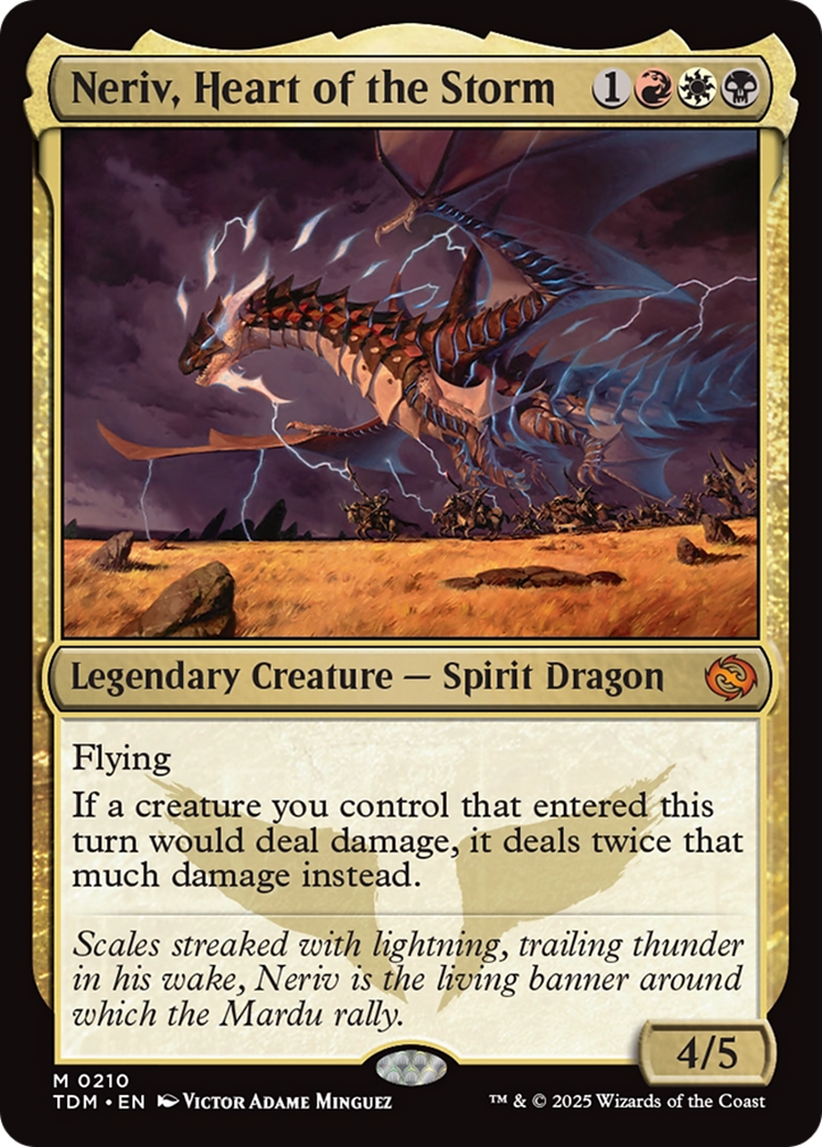 Neriv, Heart of the Storm [Tarkir: Dragonstorm] | Shuffle n Cut Hobbies & Games