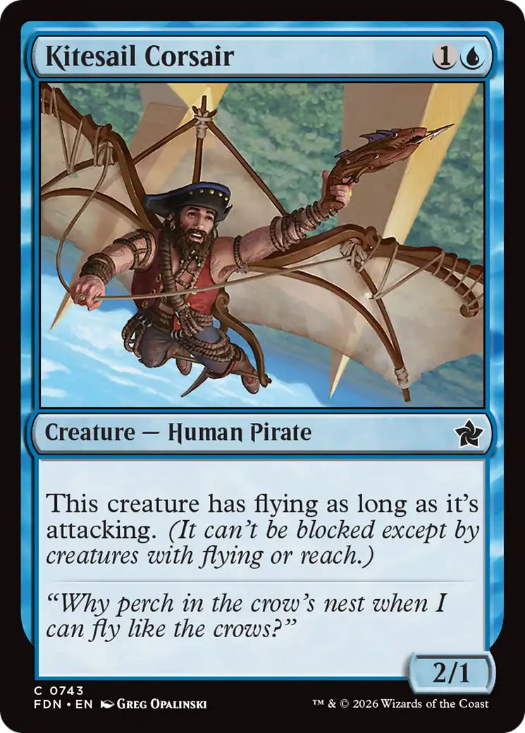 Kitesail Corsair (0743) [Foundations] | Shuffle n Cut Hobbies & Games