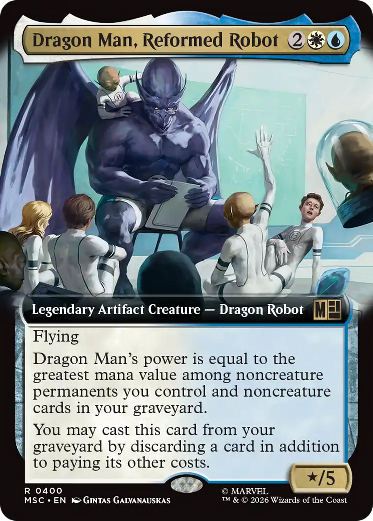 Dragon Man, Reformed Robot (Extended Art) [Marvel Super Heroes Commander] | Shuffle n Cut Hobbies & Games