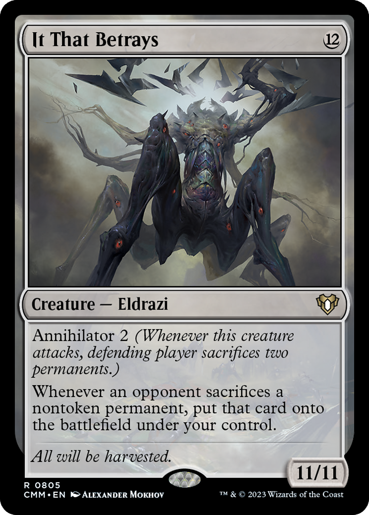 It That Betrays [Commander Masters] | Shuffle n Cut Hobbies & Games