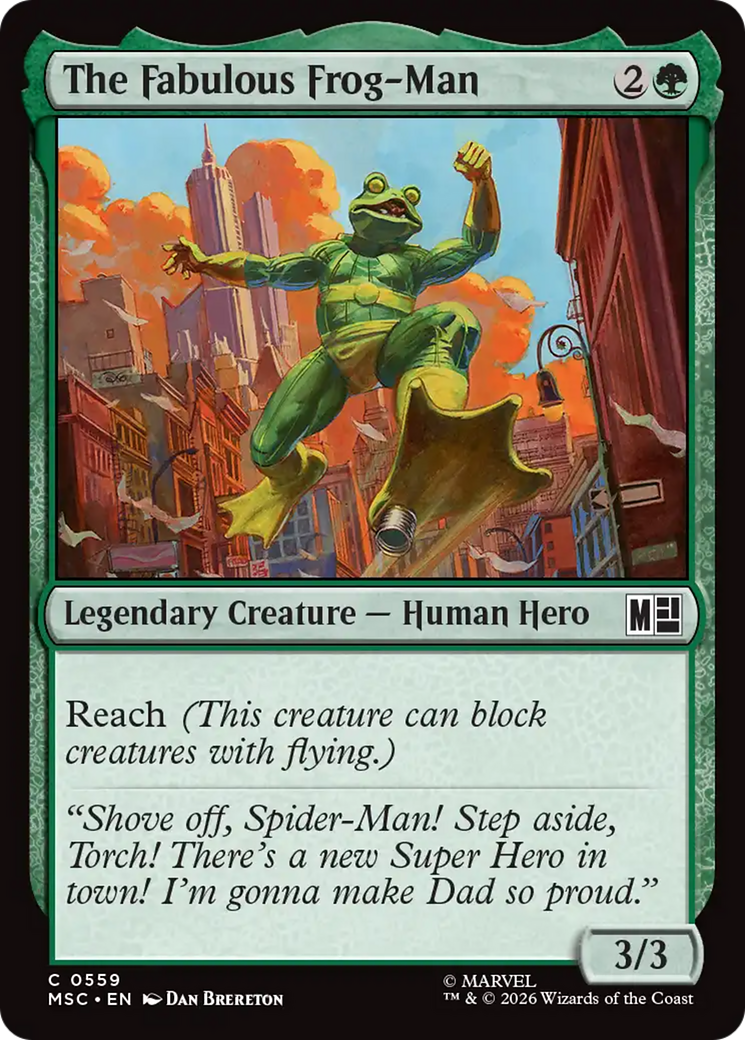 The Fabulous Frog-Man [Marvel Super Heroes Commander] | Shuffle n Cut Hobbies & Games