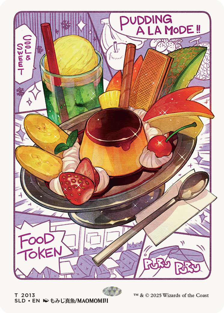 Food Token (2013) (Rainbow Foil) [Secret Lair Drop Series] | Shuffle n Cut Hobbies & Games