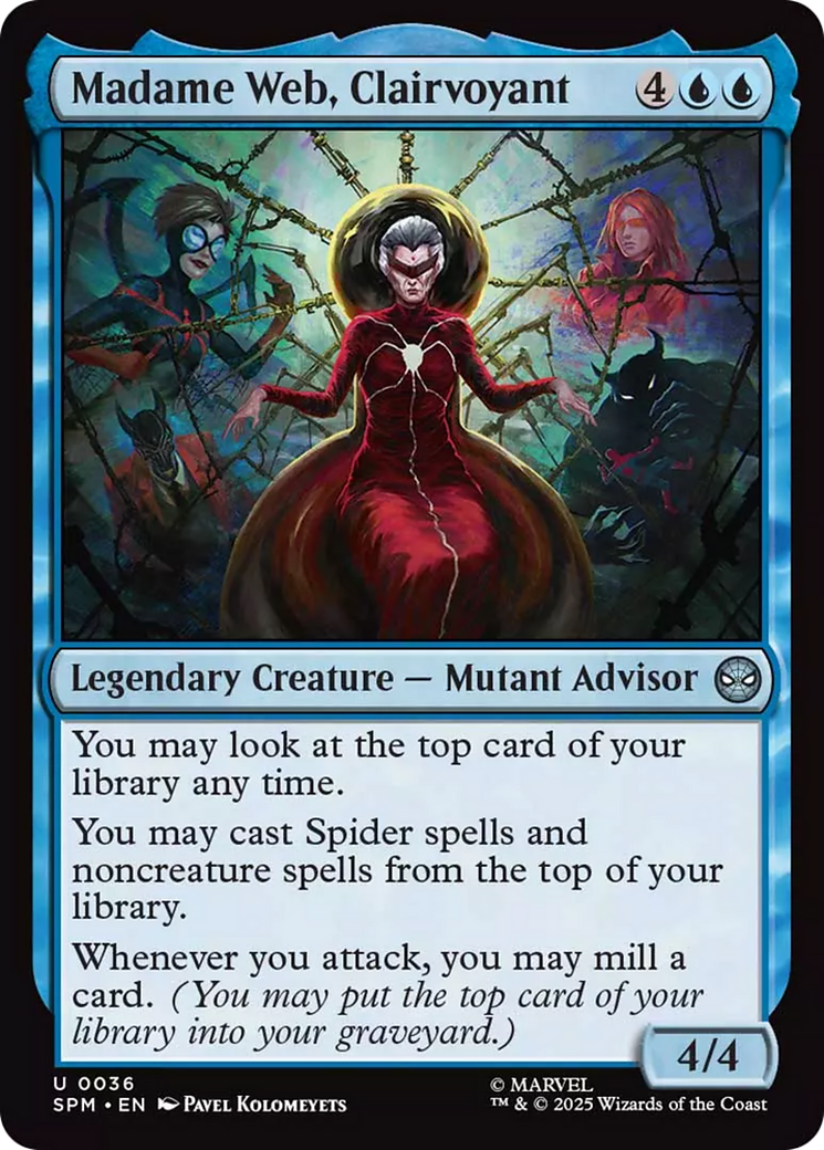 Madame Web, Clairvoyant [Marvel's Spider-Man] | Shuffle n Cut Hobbies & Games