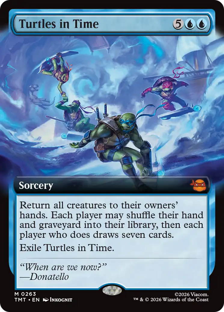Turtles in Time (Extended Art) [Teenage Mutant Ninja Turtles] | Shuffle n Cut Hobbies & Games