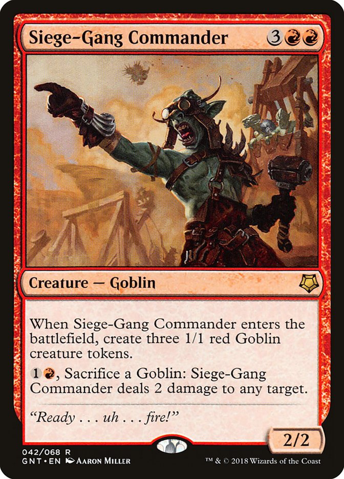 Siege-Gang Commander [Game Night 2018] | Shuffle n Cut Hobbies & Games