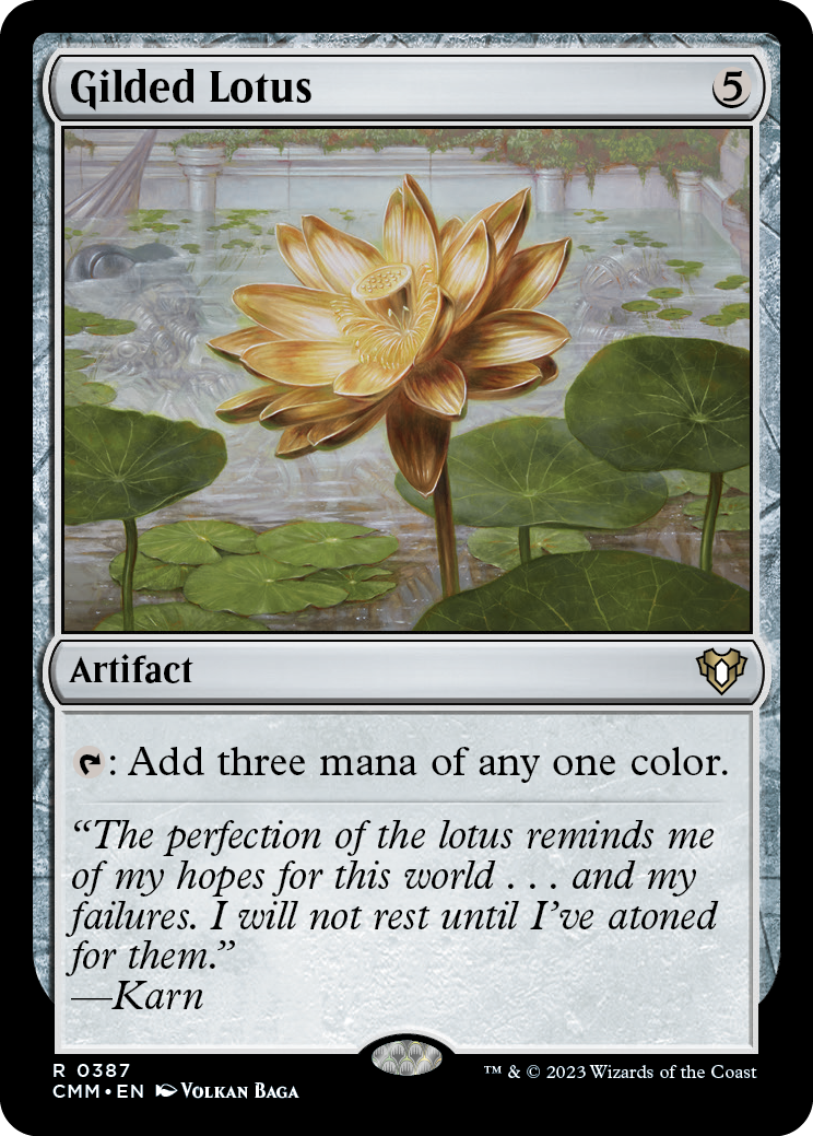 Gilded Lotus [Commander Masters] | Shuffle n Cut Hobbies & Games
