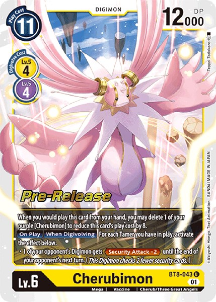 Cherubimon [BT8-043] [New Awakening Pre-Release Cards] | Shuffle n Cut Hobbies & Games