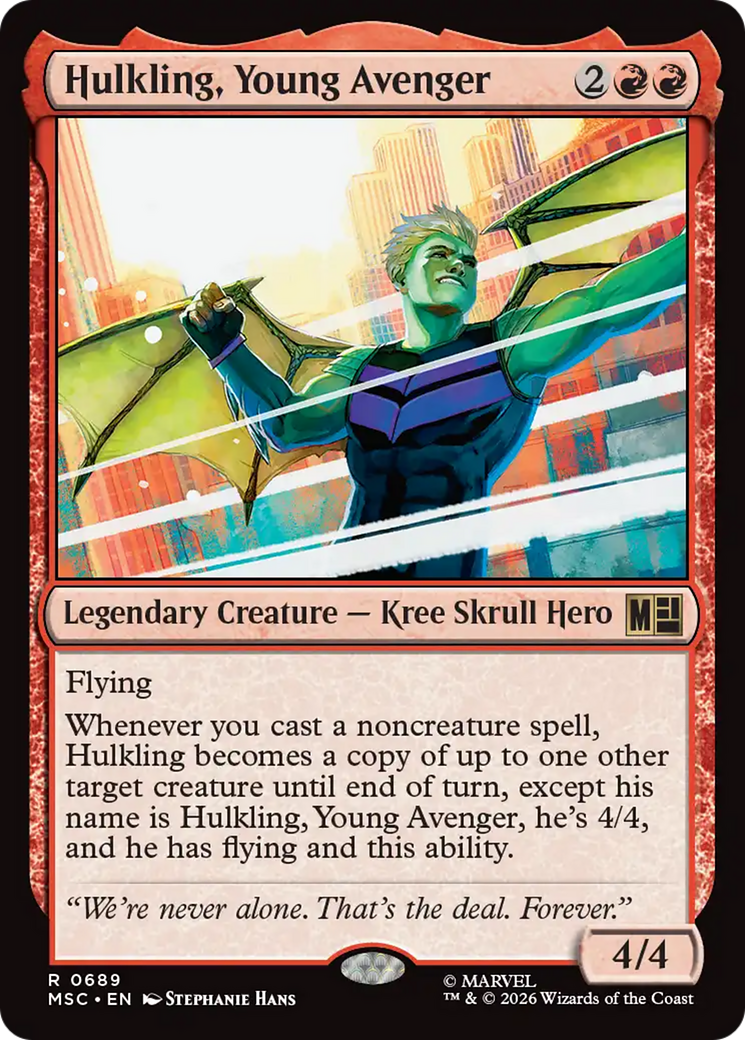 Hulkling, Young Avenger [Marvel Super Heroes Commander] | Shuffle n Cut Hobbies & Games