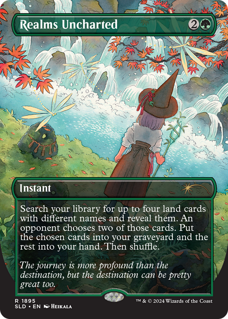 Realms Uncharted (Rainbow Foil) [Secret Lair Drop Series] | Shuffle n Cut Hobbies & Games