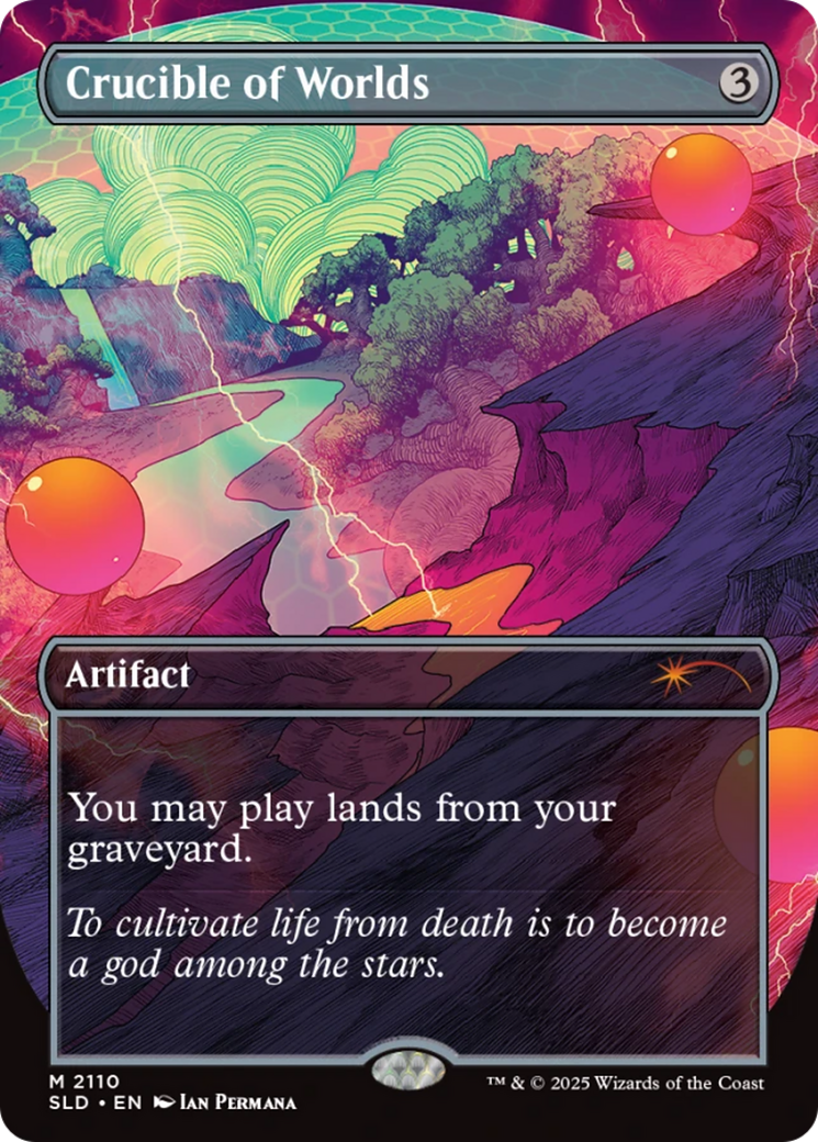 Crucible of Worlds (Galaxy Foil) [Secret Lair Drop Series] | Shuffle n Cut Hobbies & Games